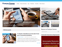 Tablet Screenshot of financasforever.com.br